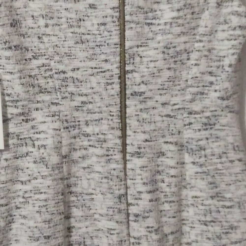 Calvin Klein Dress Black White Career Tweed 12 14 - Picture 3 of 8